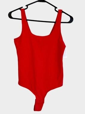 A New Day Vibrant Red Women's Bodysuit. Size S